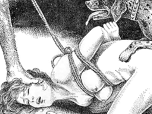 Slaves to rope japanese art bizarre bondage..