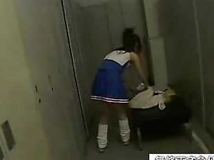 japanese schoolgirl fucked in the locker room -..
